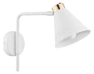 Argon 8006 - Zidna lampa AVALONE 1xE27/15W/230V 34 cm bijela/zlatna