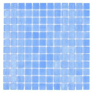 Mozaik pločica Eco Niebla VP110PUR (31,6 x 31,6 cm, mješavina svijetloplava, Sjaj)