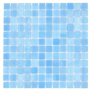 Mozaik pločica Eco Niebla VP501PUR (31,6 x 31,6 cm, Tirkizno, Sjaj)