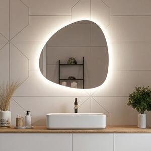 Nepravilno dekorativno LED ogledalo 54x54 cm s neutralnim svjetlom 4500K