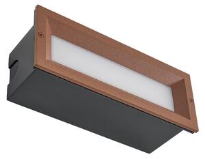 Vanjske Svjetiljka Lucande, Lachlain, Smeđa / hrđa, Balkon, Aluminij, Moderan
