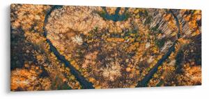 Slika - Rijeka u obliku srca (120x50 cm)