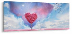Slika - Stablo ružičastog srca (120x50 cm)