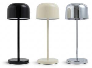 Stolne Lampa Lucande, Quill, prigušiv, Crno, Terasa, Aluminij, Moderan