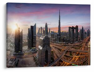 Slika - Panorama Dubaija (70x50 cm)
