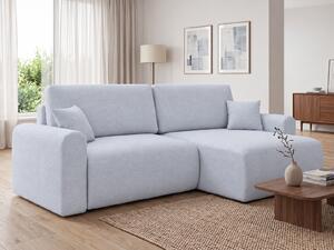 Rasklopivi obostrani kutni kauč NORDEN PAROS 250x140 cm, svijetlo siva