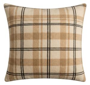 Jastučnica od mikropliša PLAID 45x45 cm, krem boje