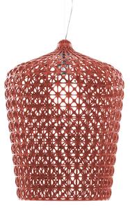 Viseće Svjetiljka Kartell, Kabuki, Crvena, Dnevna soba, Plastika, Dizajn