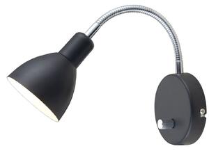 Zidne Svjetiljka Halo Design, Crno, Dnevna soba, Metal