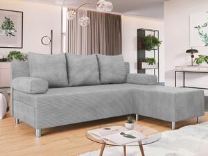 Zondo.hr Sofa s tabureom Dorien (svijetlosiva). 1122096