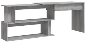 VidaXL Radni stol boja hrasta sonome 200x50x76 cm konstruirano drvo