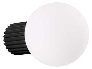 Zidne Svjetiljka SOLLUX LIGHTING, ORBI, prigušiv, Crno, Kupaonica, Aluminij