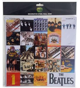 Metalni znak The Beatles - Chronology, (30 x 30 cm)