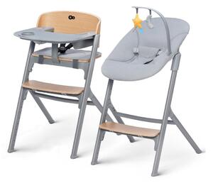 KINDERKRAFT SELECT- Hranilica 3u1 LIVY Premium hrast + ležaljka CALMEE