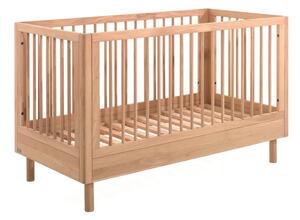 Dječji krevet od punog hrasta 70x140 cm u prirodnoj boji Forrest – Vipack