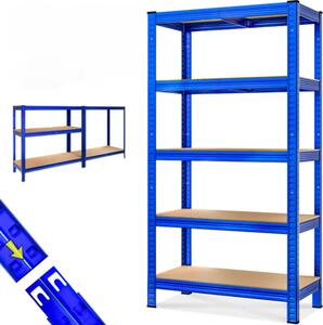 Regal s visokom nosivošću HEAVY, max. 875 kg, 90x40x180 cm, plava Monzana