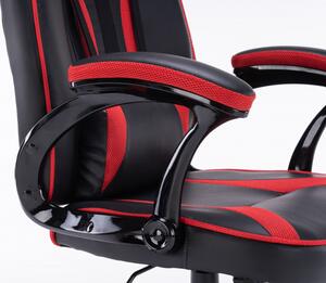Gamerska i uredska stolica, Drift, 52x130x67 cm, crvena