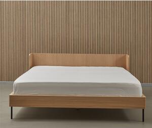 Bračni krevet u dekoru hrasta 180x200 cm u prirodnoj boji Wrap – Bonami Selection