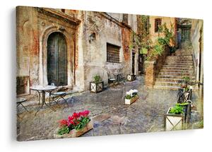 Slika - Stare ulice Rima (90x60 cm)