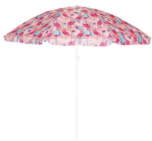 Vrtni suncobran FLAMINGO 200 cm, roze