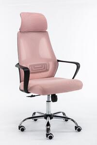 Okretna uredska stolica, Nigel, tkanina, 68x127x52 cm, siva