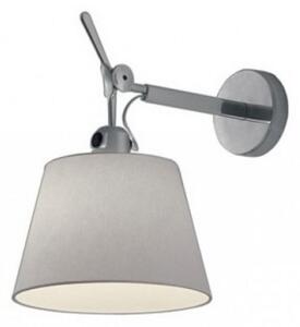 Zidne Svjetiljka Artemide, prigušiv, Sivo, Dnevna soba, Aluminij