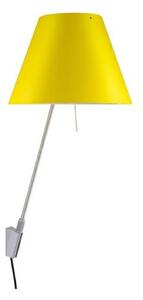 Zidne Svjetiljka Luceplan, Žuta, Kupaonica, Aluminij