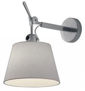 Zidne Svjetiljka Artemide, prigušiv, Sivo, Dnevna soba, Tkanina / tekstil