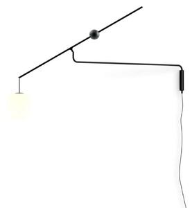 Malamata Zidna lampa Matt Crna - Luceplan