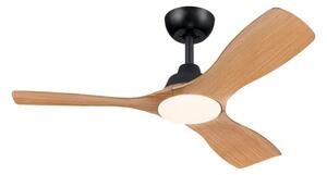 Olas STROPNI VENTILATOR S PRIGUŠIVOM SVJETILJKOM 30W+24W CRNA/DRVO 8721103095961