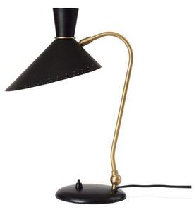 Stolne Lampa Warm Nordic, Bloom, Crno, Dnevna soba, Metal, Vintage
