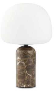 Stolne Lampa Northern, prigušiv, Smeđa / hrđa, Dnevna soba, Staklo