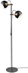 Podne Lampa Halo Design, Crno, Dnevna soba, Staklo