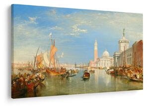 Slika - Joseph Mallord William Turner, Venice the Dogana and San Giorgio Maggiore, reprodukcije (90x60 cm)