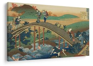 Slika - Katsushika Hokusai, Ariwara no Narihirafrom the series One Hundred, Poems Explained by the Nurse (Hyakunin isshu uba ga etoki), reprodukcije (90x60 cm)