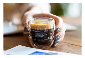 Staklene šalice u setu 2 kom za espresso/s dvostrukom stijenkom 70 ml Sferico – Vialli Design