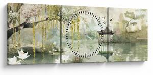 Slika - Kinesko jezero (sa satom) (90x30 cm)