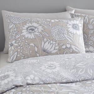 Siva posteljina 200x200 cm Tapestry Floral - Catherine Lansfield