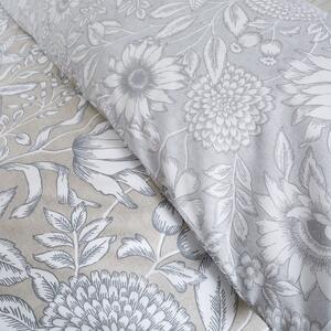 Siva posteljina 200x200 cm Tapestry Floral - Catherine Lansfield