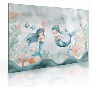 Staklena slika - Sirene (70x50 cm)