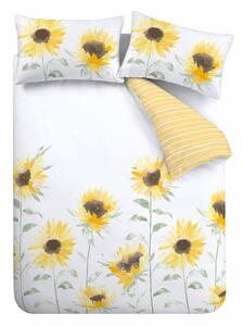 Žuto-bijela posteljina 200x200 cm Painted Sun - Catherine Lansfield