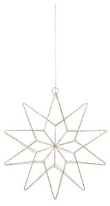 Svjetlosni ukras s božićnim motivom u zlatnoj boji ø 31 cm Gleam – Markslöjd