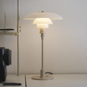 Louis Poulsen PH 3/2 stolna lampa, sjajna bež, Ø 28 cm, Bež, Dnevni boravak/blagovaonica, Staklo