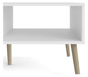Bijeli pomoćni stol Tvilum Oslo, 99 x 60 cm