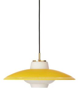 Viseće Svjetiljka Warm Nordic, Opal Shade, prigušiv, Žuta, Blagovaonica, Metal, Skandinavski