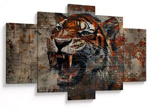 Slika - Tigar od cigle (150x105 cm)