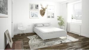 Bijeli bračni krevet Tvilum Style, 140 x 200 cm