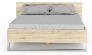 Bračni krevet u hrastovom dekoru Tvilum Style, 140 x 200 cm