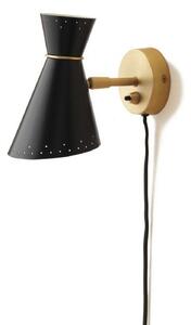 Zidne Svjetiljka Warm Nordic, Bloom, Crno, Dnevna soba, Metal, Vintage