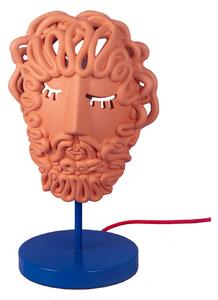Stolne Lampa SELETTI, Naranča, Dnevna soba, Kamen